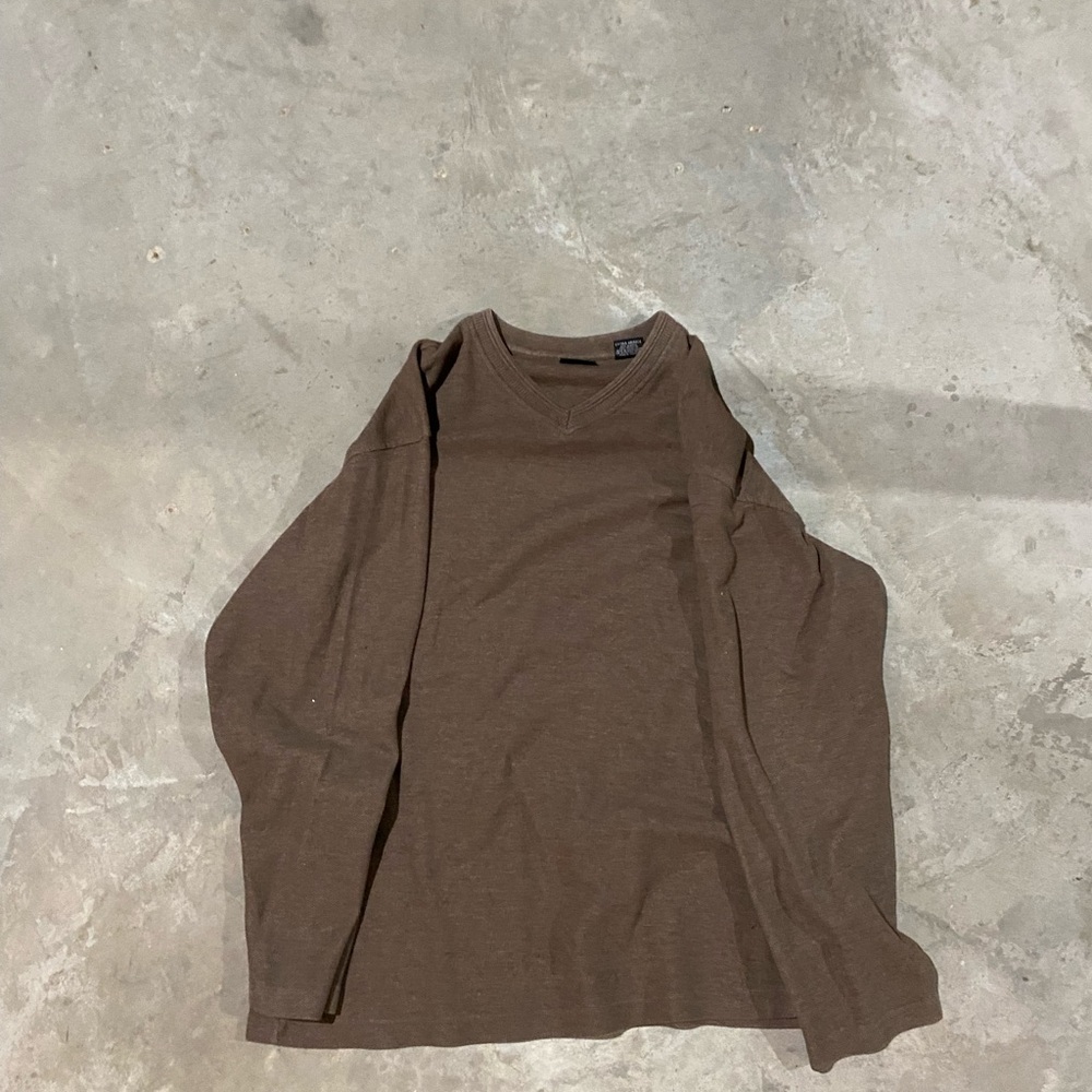 brown george sweater XL